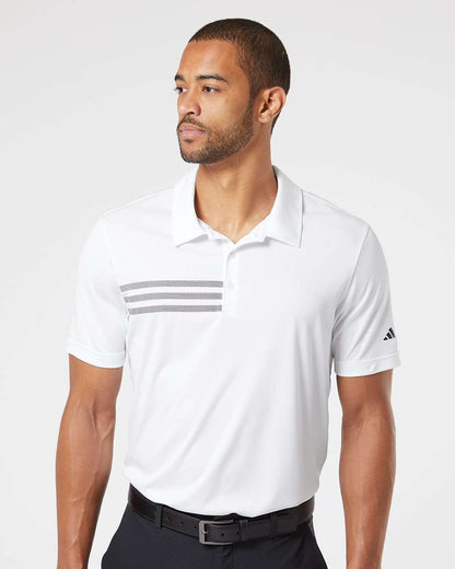 Adidas 3-Stripes Chest Polo A324 #colormdl_White/ Black