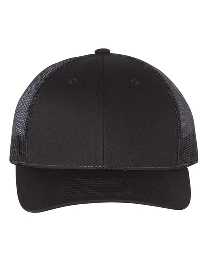 Richardson Low Pro Trucker Cap 115 #color_Black