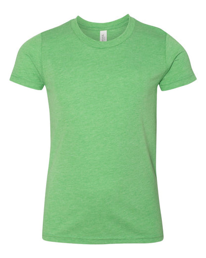 BELLA + CANVAS Youth Triblend Tee 3413Y #color_Green Triblend