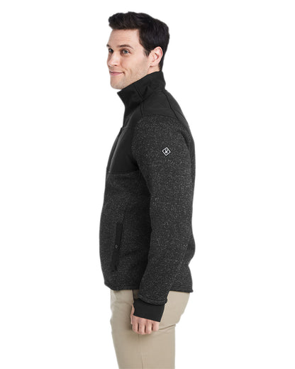 Spyder Men's Passage Sweater Jacket S17740 #color_BLACK POWDR / BLK