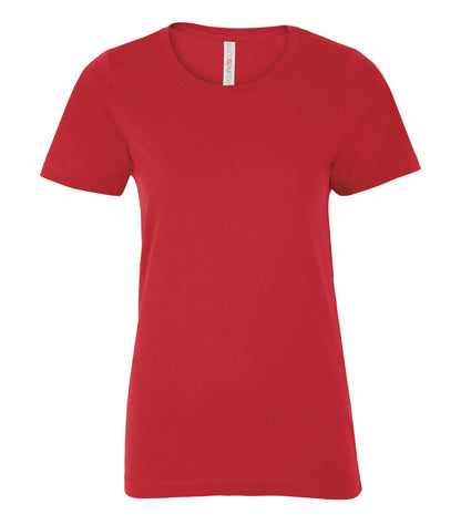 Atc Eurospun Ring Spun Lds' Tee ATC8000L #color_True Red