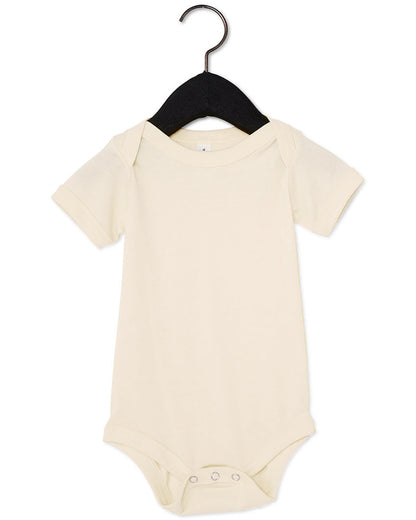 BELLA + CANVAS Infant Jersey Short-Sleeve One-Piece 100B #color_NATURAL