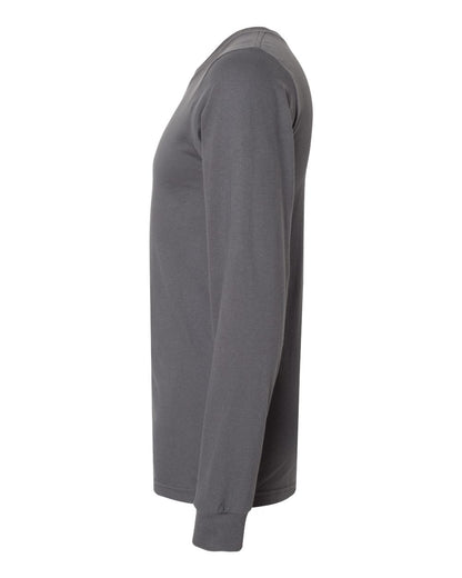 American Apparel Fine Jersey Long Sleeve Tee 2007 #color_Asphalt