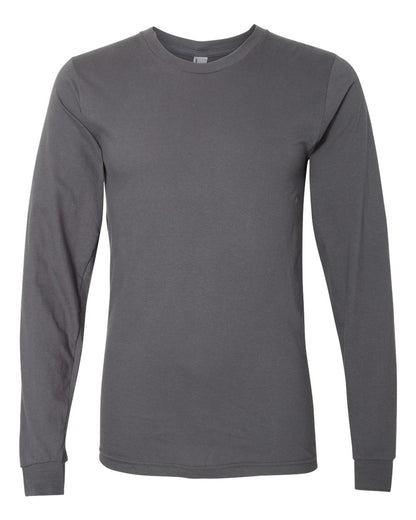 American Apparel Fine Jersey Long Sleeve Tee 2007 #color_Asphalt