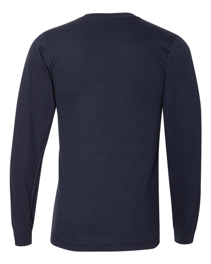 American Apparel Fine Jersey Long Sleeve Tee 2007 #color_Navy