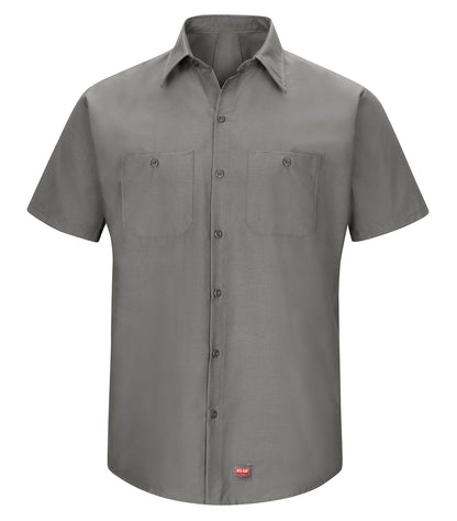 Red Kap S/S Work Shirt with Mimix SX20 #color_Grey