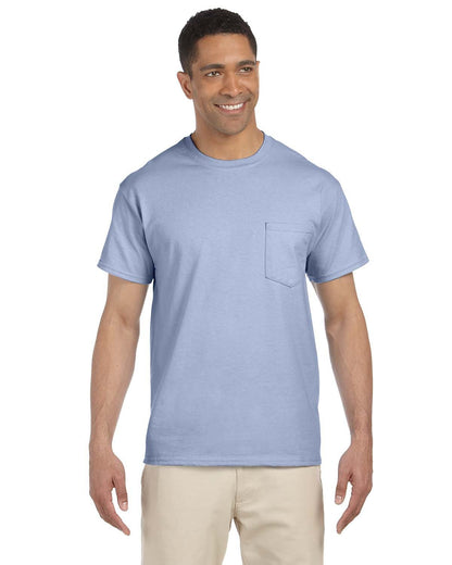 Gildan Adult Ultra Cotton®Pocket T-Shirt G230 #color_LIGHT BLUE