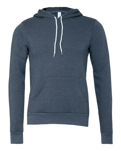 BELLA + CANVAS Sponge Fleece Hoodie 3719 #color_Heather Navy