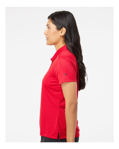 Adidas Women's 3-Stripes Shoulder Polo A325 #colormdl_Collegiate Red/ Black