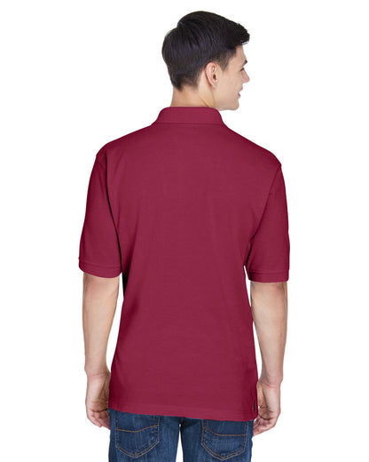 Harriton Men's Easy Blend™ Polo M265 #color_WINE