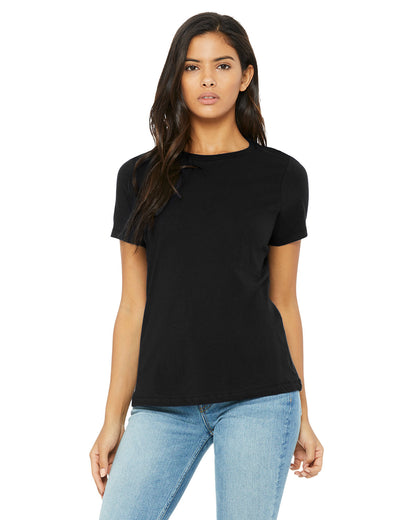 BELLA + CANVAS Ladies' Relaxed Jersey Short-Sleeve T-Shirt B6400 #color_BLACK