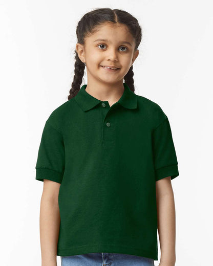 Gildan DryBlend® Youth Jersey Polo 8800B #colormdl_Forest Green