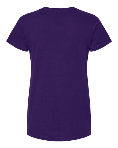 M&O Women's Gold Soft Touch T-Shirt 4810 #color_Purple