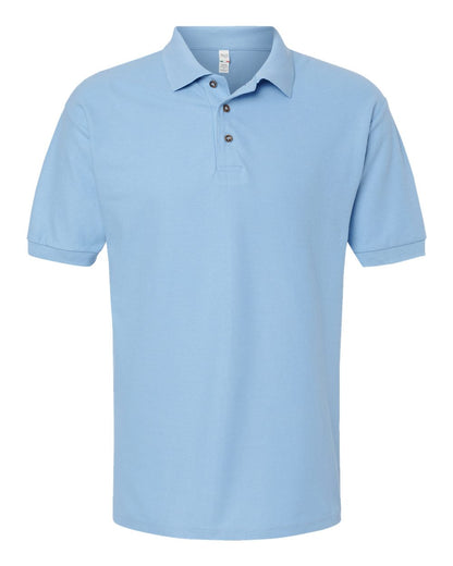 M&O Ring-Spun Piqué Polo 7002 #color_Light Blue