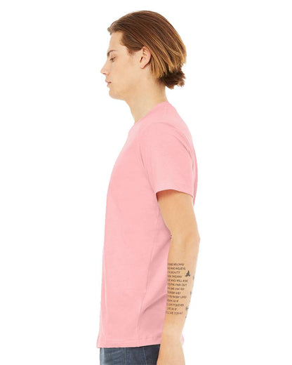 BELLA + CANVAS Jersey Tee 3001 #colormdl_Pink