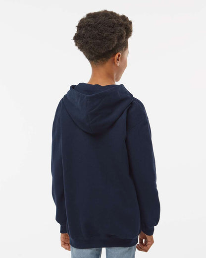 M&O Youth Fleece Pullover Hoodie 3322 #colormdl_Navy