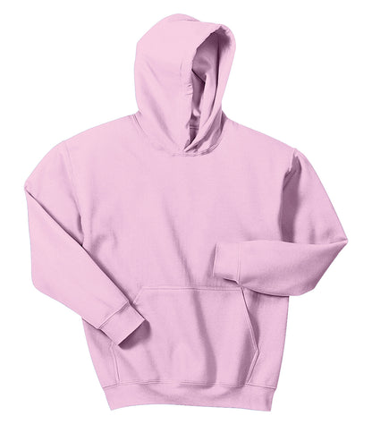 Gildan HEAVYBLEND HOOD YTH SWEATSHIRT 185B #color_Light Pink