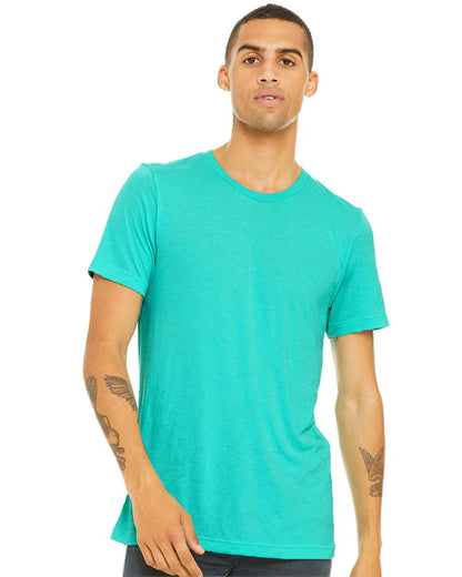 BELLA + CANVAS Triblend Tee 3413 #colormdl_Sea Green Triblend