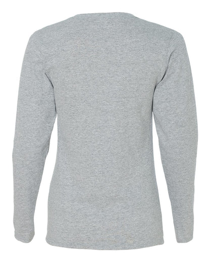 Gildan Heavy Cotton™ Women’s Long Sleeve T-Shirt 5400L #color_Sport Grey