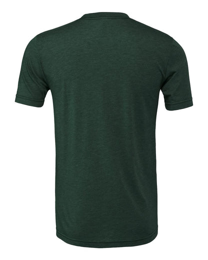 BELLA + CANVAS Triblend Tee 3413 #color_Solid Forest Triblend