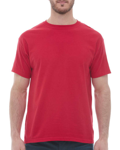 M&O Ring-Spun T-Shirt 5500 #color_Red