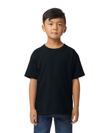 Gildan Youth Softstyle Midweight T-Shirt G650B #color_PITCH BLACK