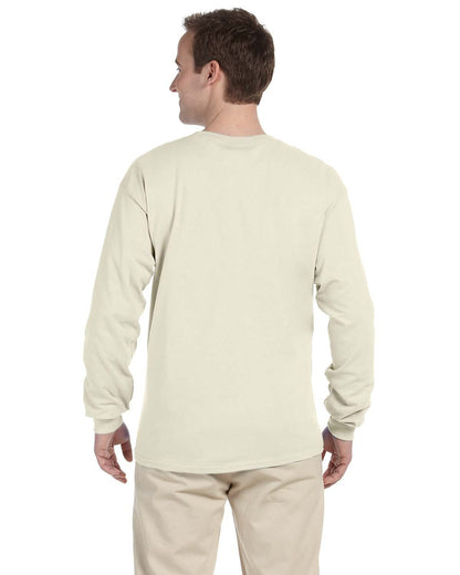 Gildan Adult Ultra Cotton® Long-Sleeve T-Shirt G240 #color_NATURAL