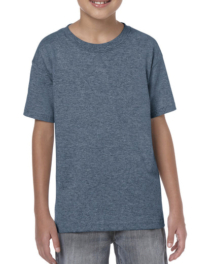 Gildan Youth Heavy Cotton™ T-Shirt G500B #color_HEATHER NAVY