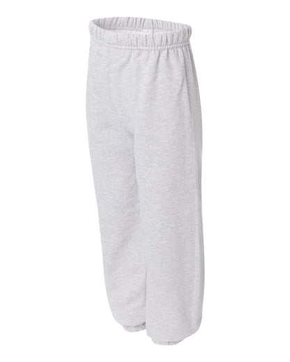 JERZEES NuBlend® Youth Sweatpants 973BR #color_Ash