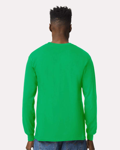 Gildan Ultra Cotton® Long Sleeve T-Shirt 2400 #colormdl_Irish Green