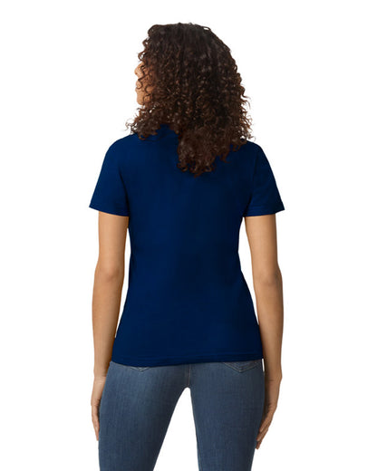 Gildan Ladies' Softstyle Midweight Ladies' T-Shirt G650L #color_NAVY