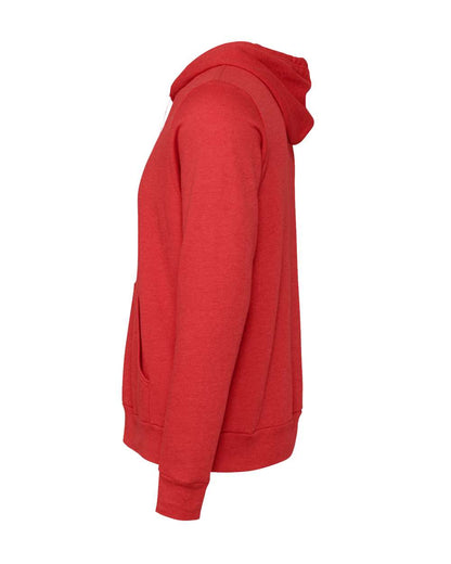 BELLA + CANVAS Sponge Fleece Hoodie 3719 #color_Heather Red