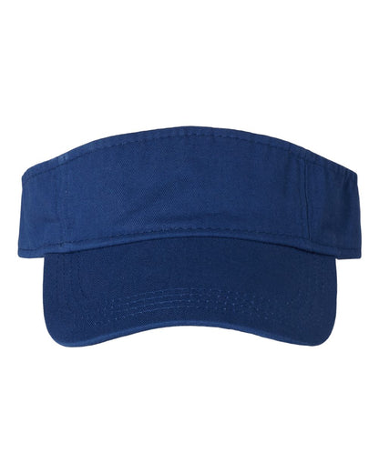 Valucap Bio-Washed Visor VC500 #color_Royal Blue