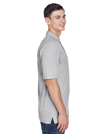 Harriton Men's Tall Easy Blend™ Polo M265T #color_GREY HEATHER