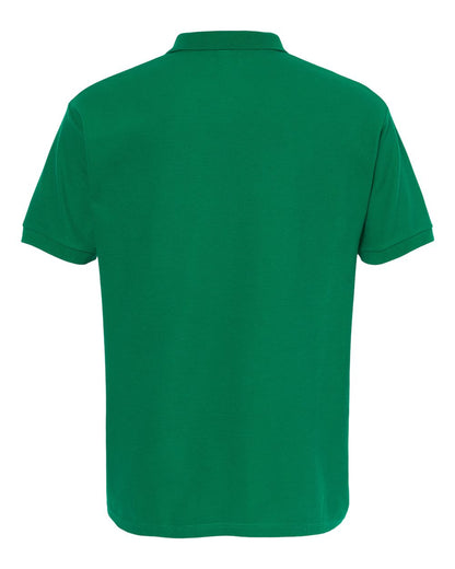 M&O Ring-Spun Piqué Polo 7002 #color_Fine Kelly Green