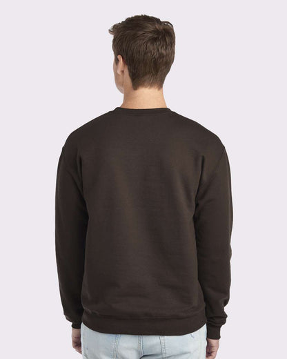 JERZEES NuBlend® Crewneck Sweatshirt 562MR #colormdl_Chocolate