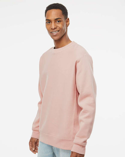 Independent Trading Co. Legend - Premium Heavyweight Cross-Grain Crewneck Sweatshirt IND5000C #colormdl_Dusty Pink