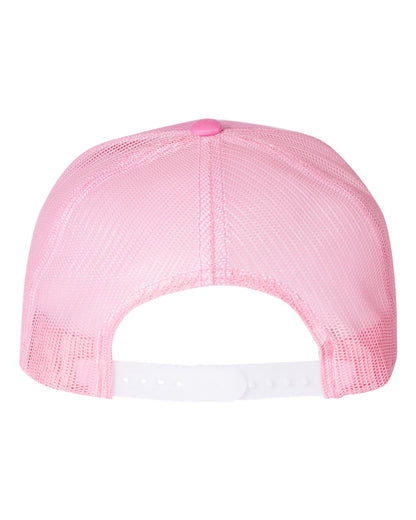 YP Classics Five-Panel Classic Trucker Cap 6006 #color_Pink
