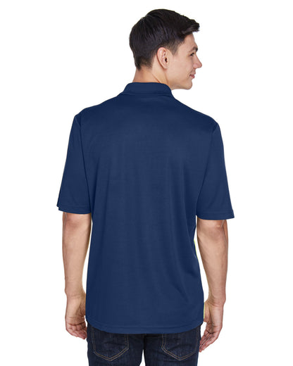 Core365 Men's Balance Colorblock Performance Piqué Polo CE101 #color_ELC BLU / CL NVY