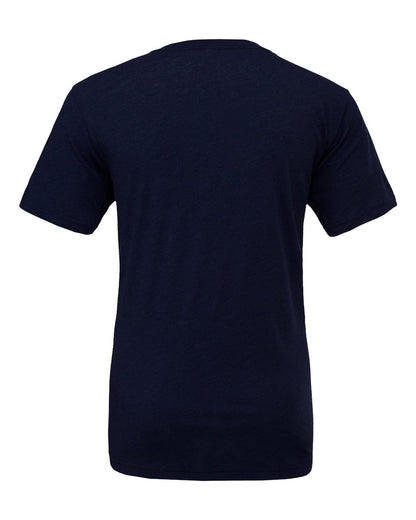 BELLA + CANVAS Triblend Tee 3413 #color_Solid Navy Triblend