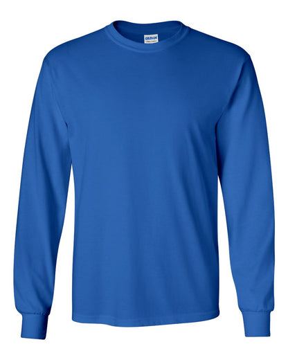 Gildan Ultra Cotton® Long Sleeve T-Shirt 2400 #color_Royal