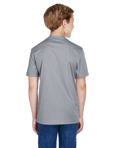 Team 365 Youth Sonic Heather Performance T-Shirt TT11HY #color_ATHLETIC HEATHER