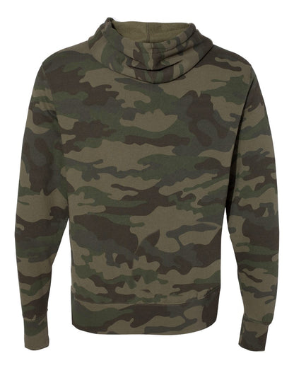 Independent Trading Co. Lightweight Hooded Sweatshirt AFX90UN #color_Forest Camo