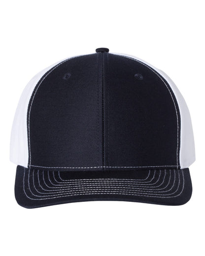 Richardson Twill Back Trucker Cap 312 #color_Navy/ White