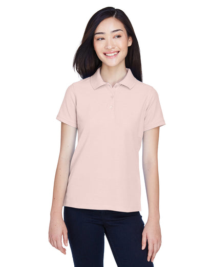 Harriton Ladies' Blend-Tek™ Polo M280W #color_BLUSH