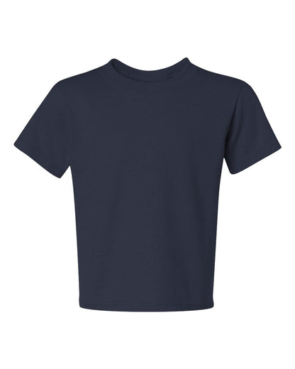 JERZEES Dri-Power® Youth 50/50 T-Shirt 29BR #color_J. Navy