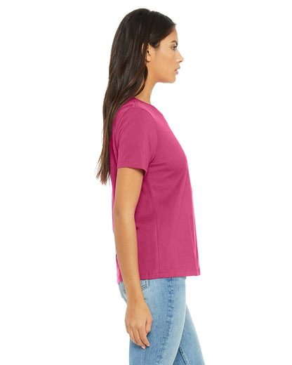 BELLA + CANVAS Ladies' Relaxed Jersey Short-Sleeve T-Shirt B6400 #color_BERRY