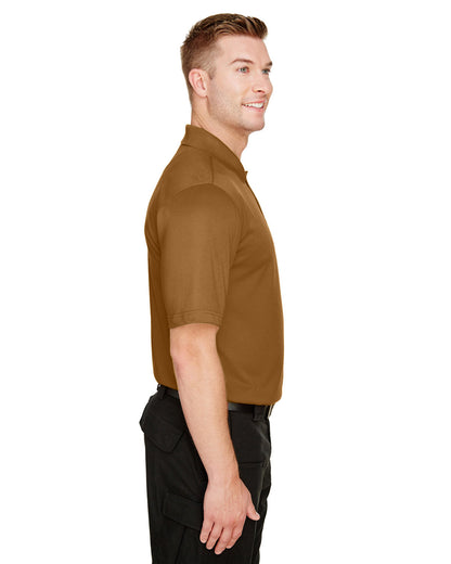 Harriton Men's Advantage Snag Protection Plus Polo M348 #color_DUCK BROWN