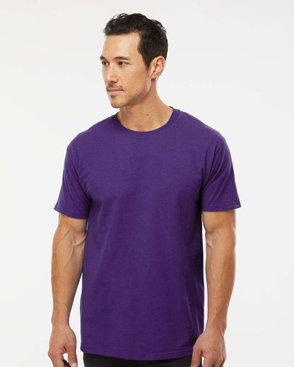 M&O Ring-Spun T-Shirt 5500 #colormdl_Purple