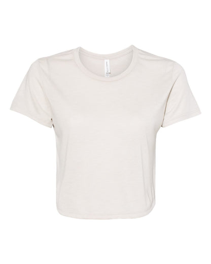 BELLA + CANVAS Women’s Flowy Crop Tee 8882 #color_Heather Dust